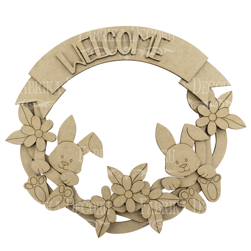 Blank for decoration "Welcome-3" #135