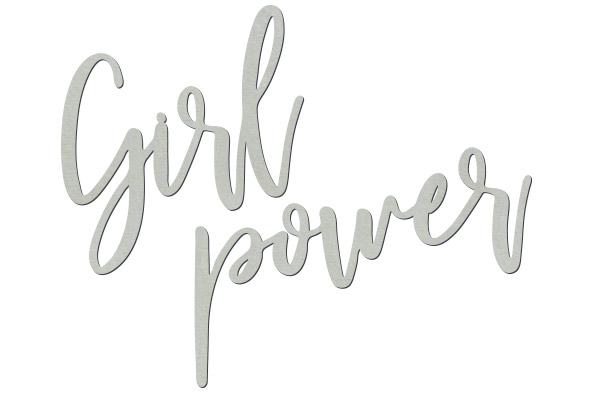Чипборд Girl power 10х20 см #408 - Фото 0