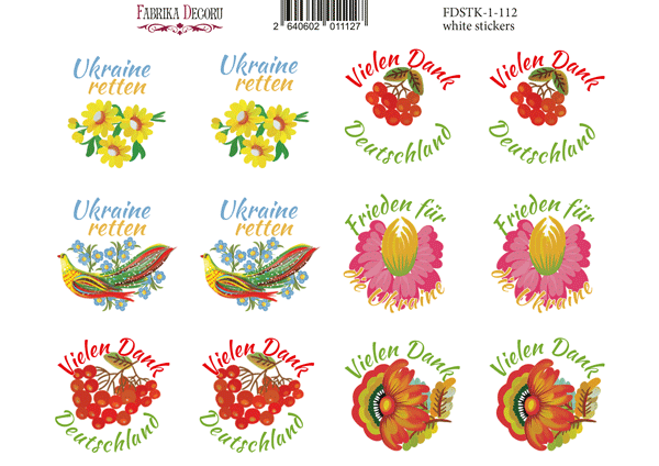 Journaling stickers set #1-112