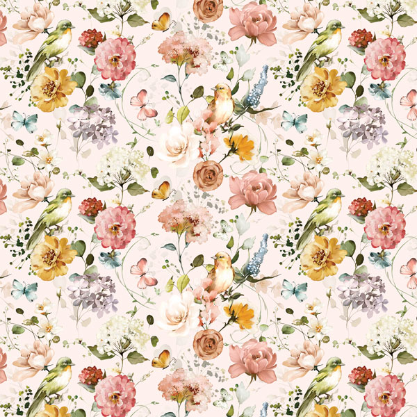 Набор двусторонней скрапбумаги Miracle flowers 20x20 см, 10 листов - Фото 2