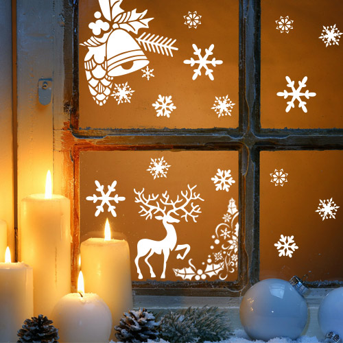 Stencil for decoration XL size (30*30cm), Jingle bell #182 - foto 0