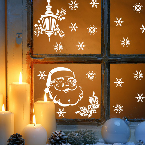 Stencil for decoration XL size (30*30cm), Santa Claus #181 - foto 0