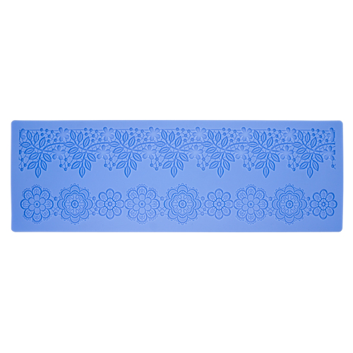 Silicone mat, Floral lace #10
