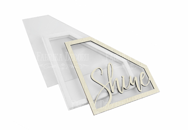 Shaker dimension set "Diamond" 11.2х8.7cm  (5.1"x3.5")