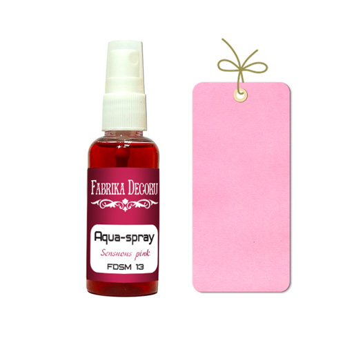 Aqua Spray, Farbe Sensuous Pink, 50ml - Fabrika Decoru