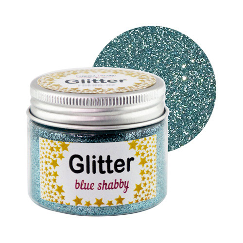 Glitzer, Farbe Blue Shabby, 50 ml - Fabrika Decoru