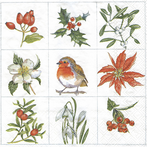 Decoupage napkin "Seasons"