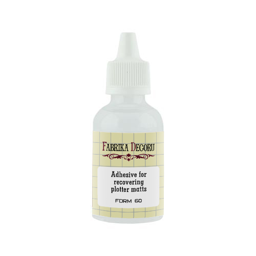The adhesive repair fluid for plotter carriers (plotter mats), 60ml