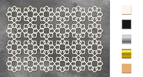 Chipboard embellishments set, Ornament  #540