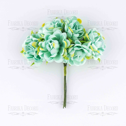  Bouquet of peonies mint, 6pcs