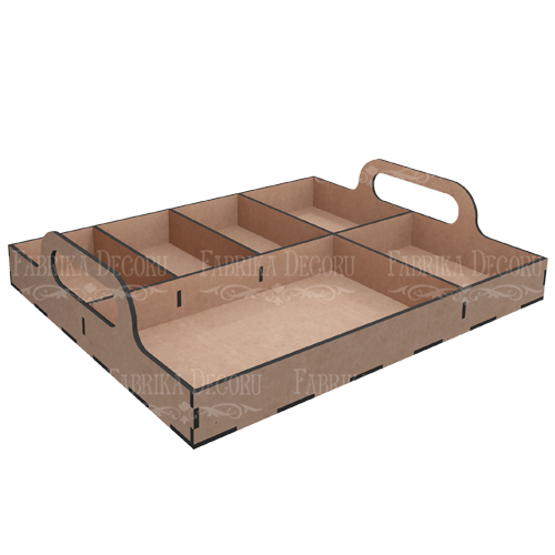 Mischbox 6 Tablettzellen, 30х25x7sm - Fabrika Decoru