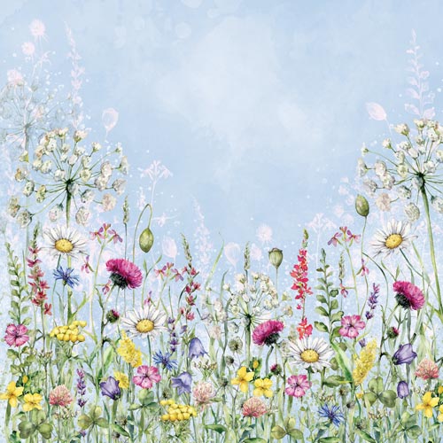 Double-sided scrapbooking paper set Summer meadow 8"x8" 10 sheets - foto 6