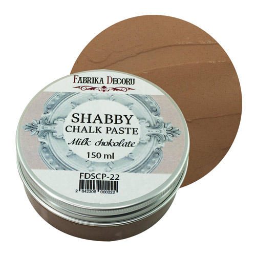 меловая паста shabby chalk paste молочний шоколад 150 мл фабрика декору