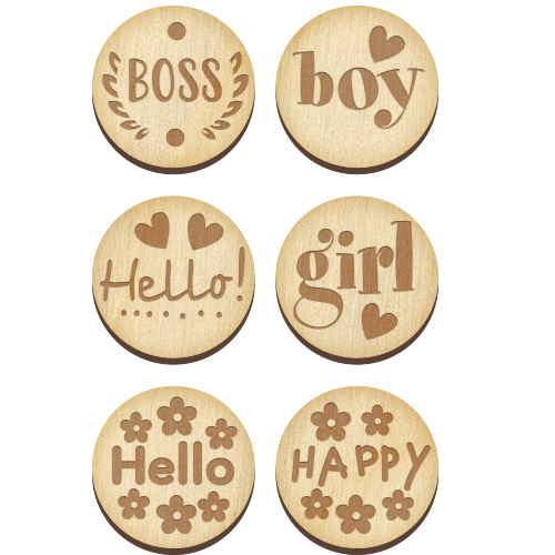 Set of buttons for decorating #260