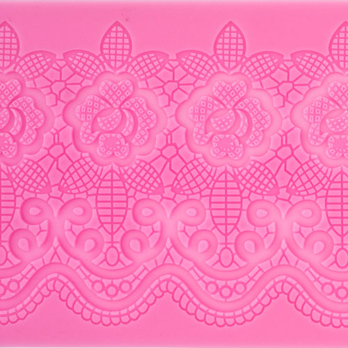 Silicone mat, Flower border #09 - foto 0