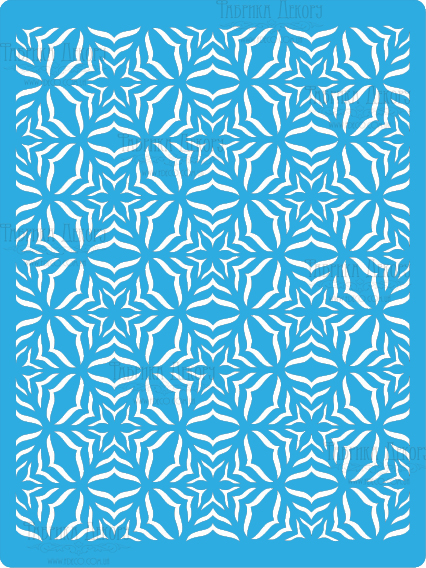 Stencil for crafts 15x20cm "Kaleidoscope" #152