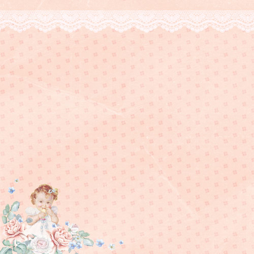 Zestaw papieru do scrapbookingu "Redesign Shabby baby girl", 20cm x 20cm  - foto 2  - Fabrika Decoru