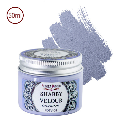 Shabby Veloursfarbe Lavendel - Fabrika Decoru