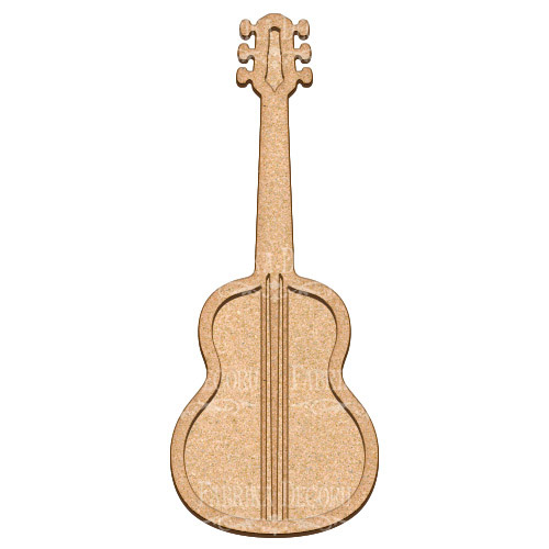 Art board Gitara, 14x35cm  - Fabrika Decoru