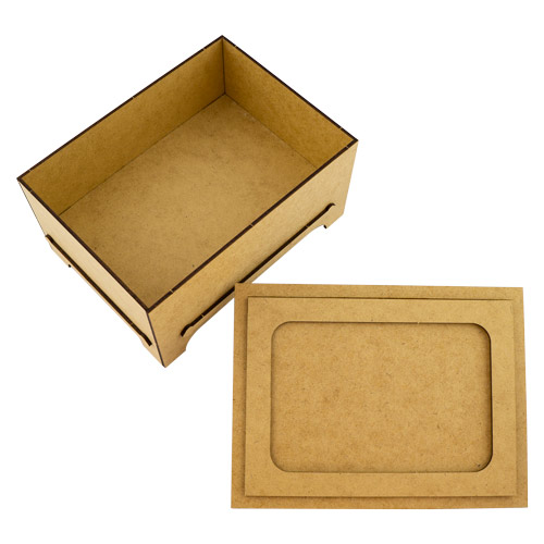 Box for accessories and jewelry, 213х160х140 mm, DIY kit #372 - foto 1