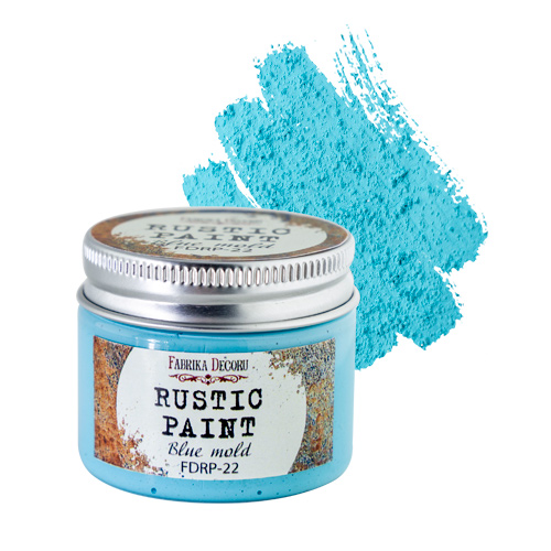 Rustic paint Blue mold