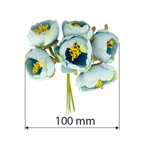 Квіти жасмину maxi Блакитні 6 шт - фото 0
