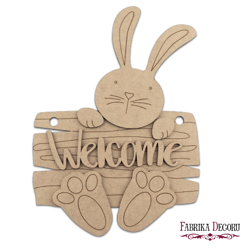 Baza do dekorowania "Welcome -1" #126 - Fabrika Decoru