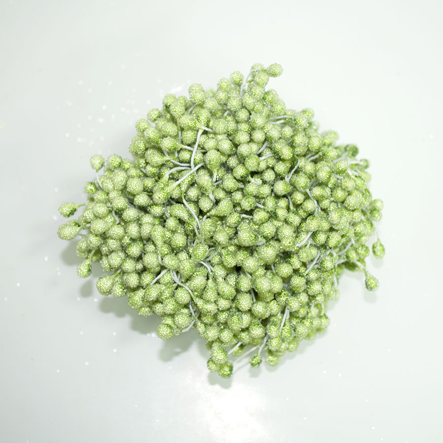 Stamens large sugar-coated Green 20pcs