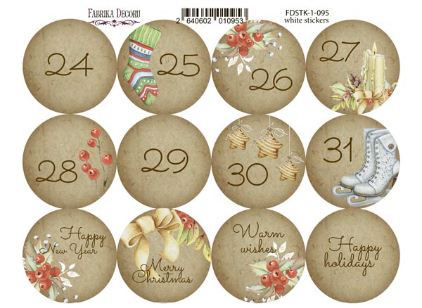 Journaling stickers set #1-095