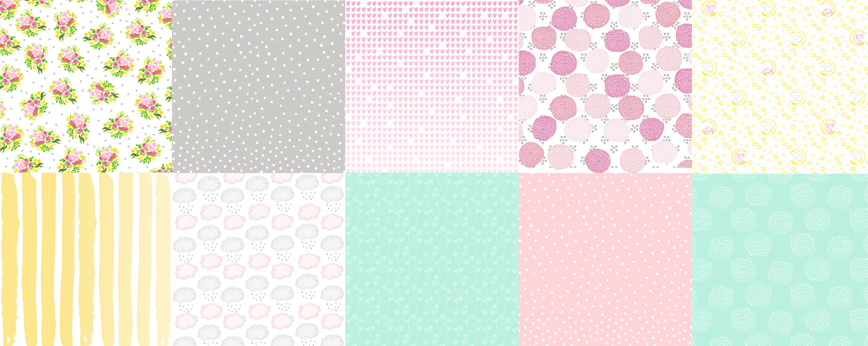 Double-sided scrapbooking paper set Little elephant 12"x12, 10 sheets - foto 0