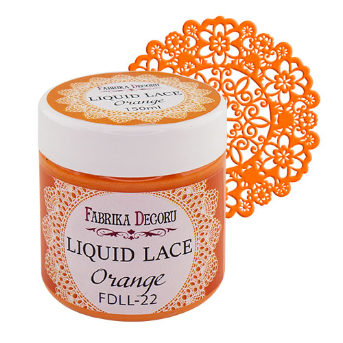 Liquid lace, color Orange, 150ml