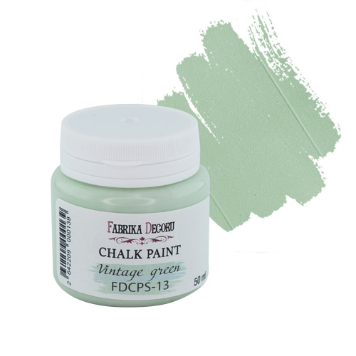 Крейдяна фарба Chalk Paint, колір Вінтажна зелень