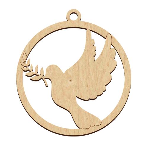 Figurine for painting and decorating #548 "Dove of Peace"