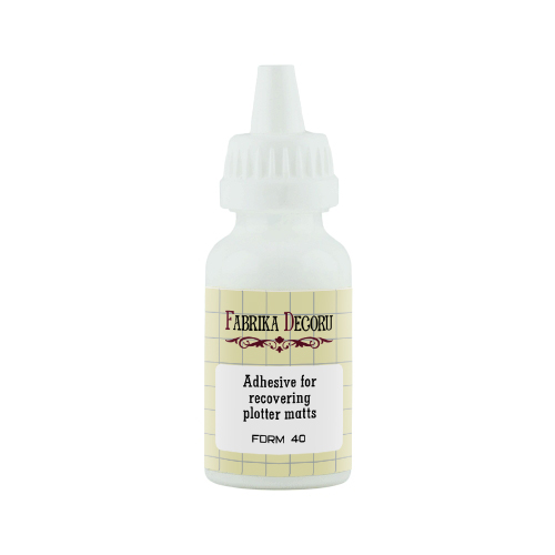 The adhesive repair fluid for plotter carriers (plotter mats), 40ml