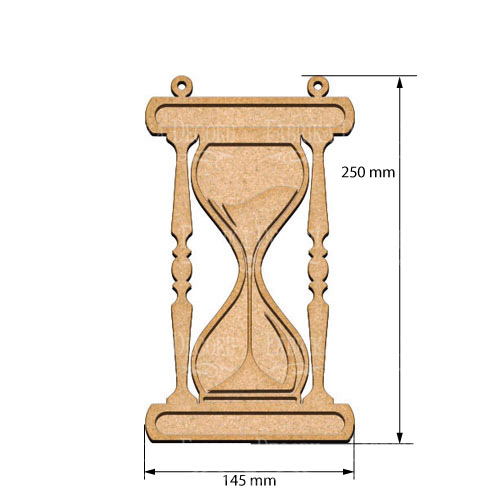  Art board Hourglass 14,5х25 cm - foto 0