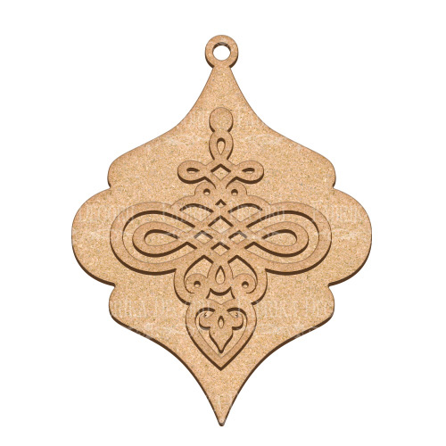 Blank for decoration New year tree toy 46, #479