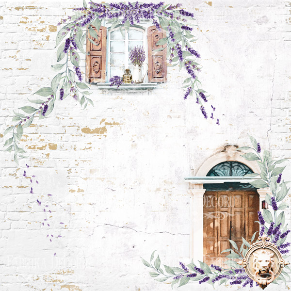 Zestaw papieru do scrapbookingu Journey to Provence, 20cm x 20cm - foto 0  - Fabrika Decoru