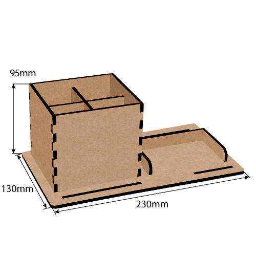 Desk organizer DIY kit for visit cards and stationery, #08 - foto 0