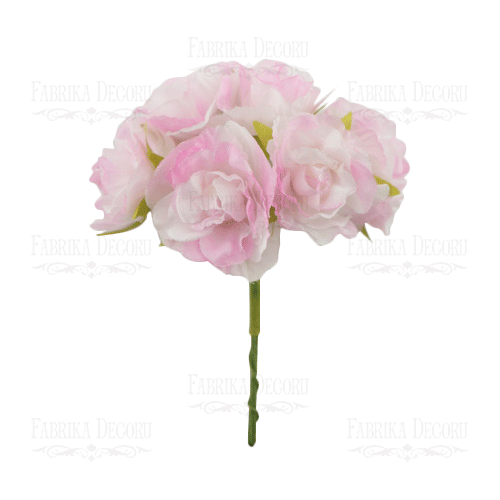 Eustoma Blume, Farbe Rosa, 6St - Fabrika Decoru