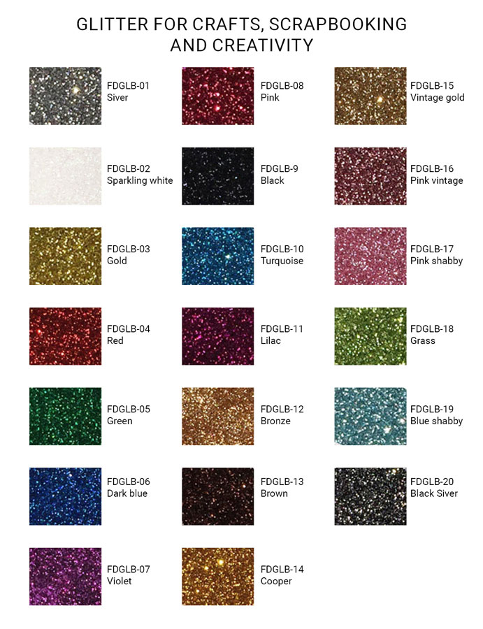 Glitter, Farbe Gras, 50 ml - foto 0  - Fabrika Decoru