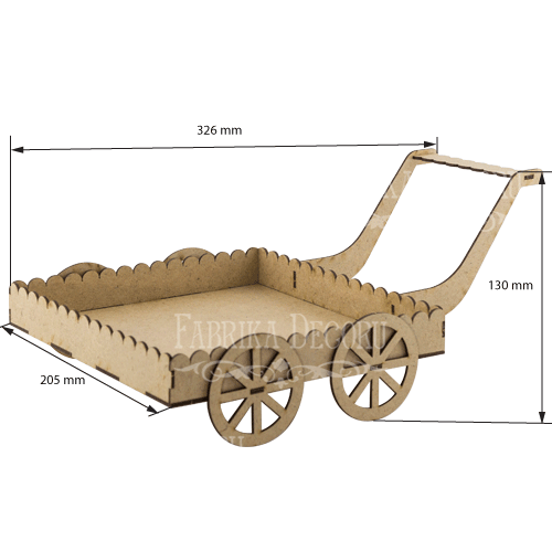 Ständer für Schokoriegel "Cart" #091 - foto 2  - Fabrika Decoru