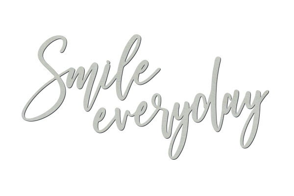 Chipboard "Smile everyday" #444 - foto 0