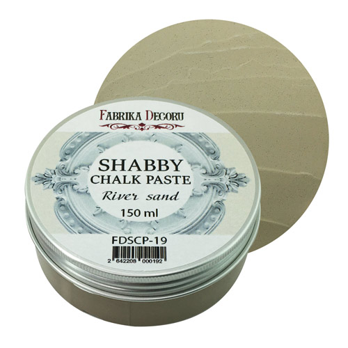 Shabby Chalk Paste Flusssand 150 ml - Fabrika Decoru