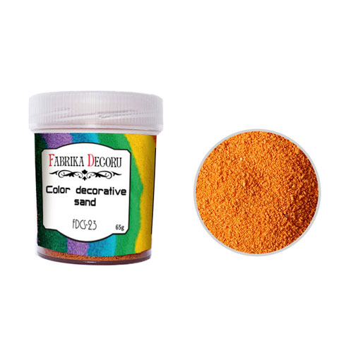 Farbsand Orange 40 ml - Fabrika Decoru