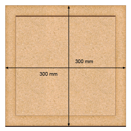 Zeichenkarton quadratisch, 30cm x 30cm - foto 0  - Fabrika Decoru