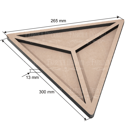 Мікс бокс Трикутник, 26,5х30см - фото 1