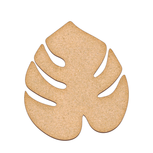 Künstlerkarton Monstera Blatt, 17,5cm x 20cm - Fabrika Decoru