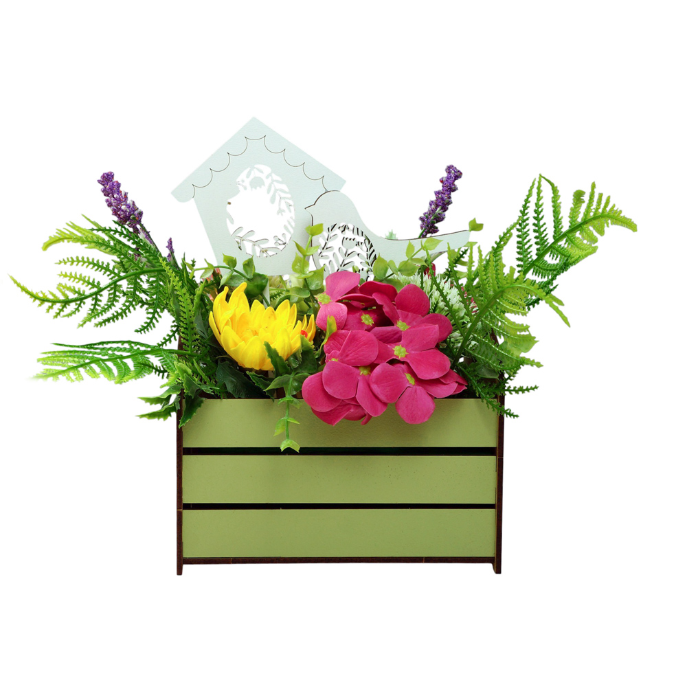 Seifenblumen-Bouquet „Frühlingsstimmung“, 150 x 150 x 200 mm - foto 2  - Fabrika Decoru