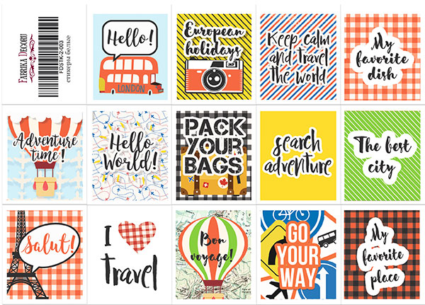 Journaling stickers set #2-003