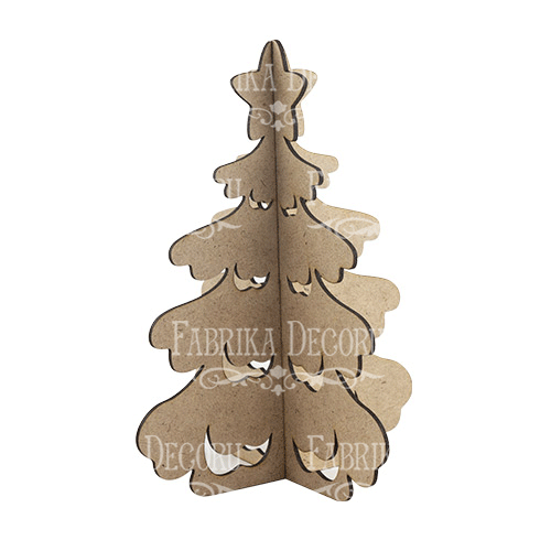 Rohling für Dekoration "Weihnachtsbaum-2" #112 - foto 1  - Fabrika Decoru